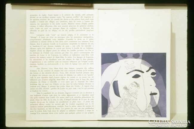 Roskó bea etching wole wo nu or crossed views of African voodoo (detail) 1999