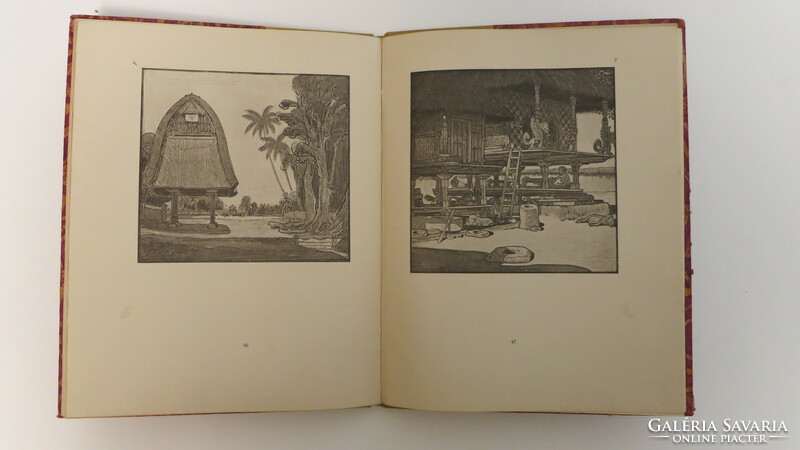 Bali építészete -gazdagon illusztrált antik holland könyv 1926-ból