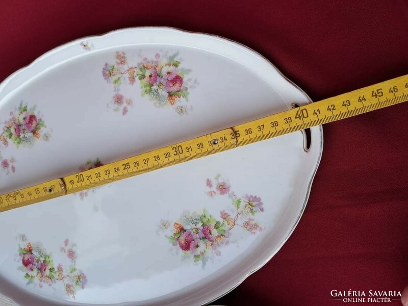 Gyönyörű Oepiag Royal teáskészlet kanna cukortartó tálca tejszínkiöntő mesés porcelán