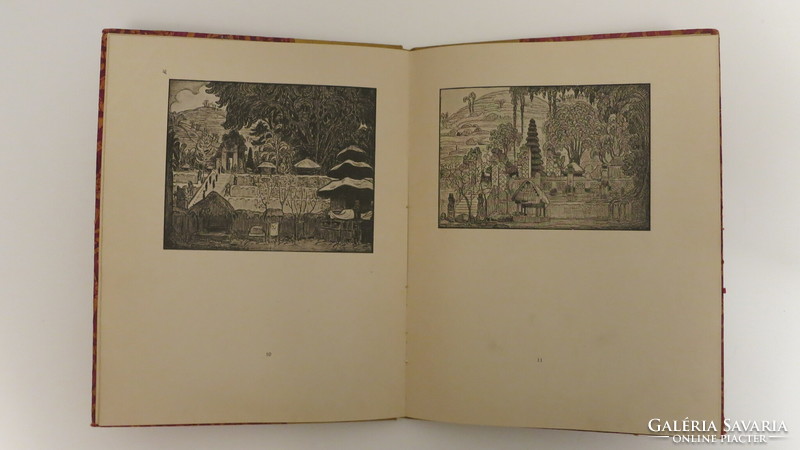 Bali építészete -gazdagon illusztrált antik holland könyv 1926-ból