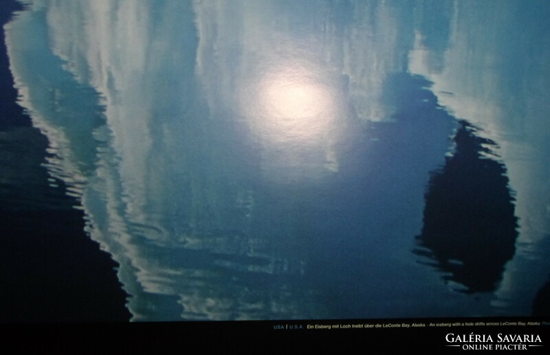 Poszter 10.: Úszó jéghegy, Alaszka, LeConte öböl (fotó)