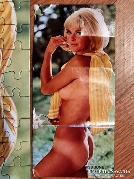 1968, Playboy  AP117  BRITT FREDERICKSON 297 db-os Puzzle