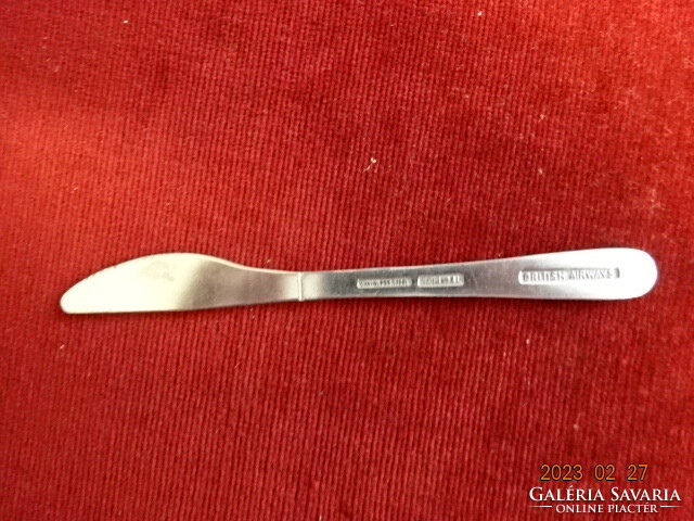 Chrome-plated small knife with British Airways inscription. Jokai.