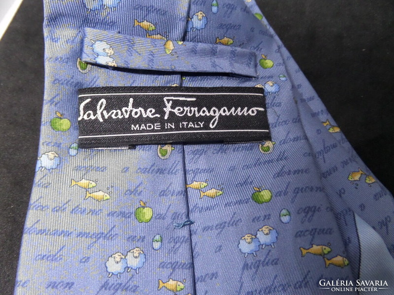 Salvatore Ferragamo (original) exclusive beautiful silk tie