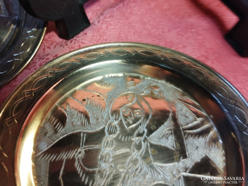 7 Pcs. Beautiful copper cup coaster
