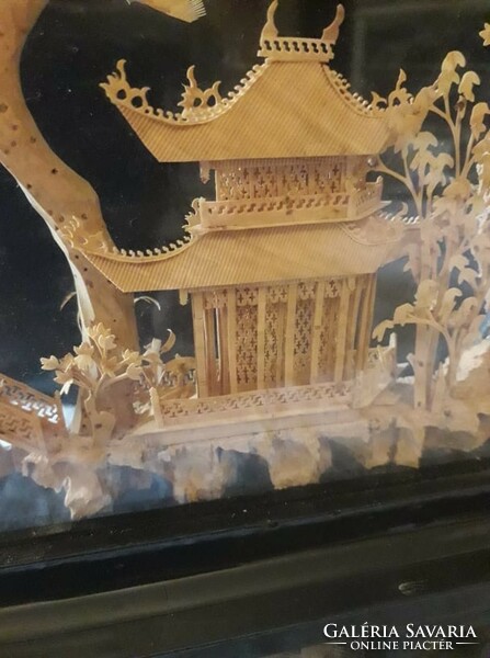 Japanese/Chinese carving / diorama.