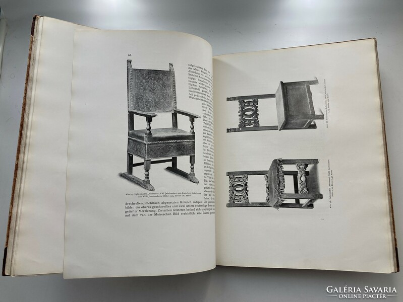 Die Holzmöbel der Sammlung Figdor, 1907 - antik bútorgyűjtemény gazdag képanyaga
