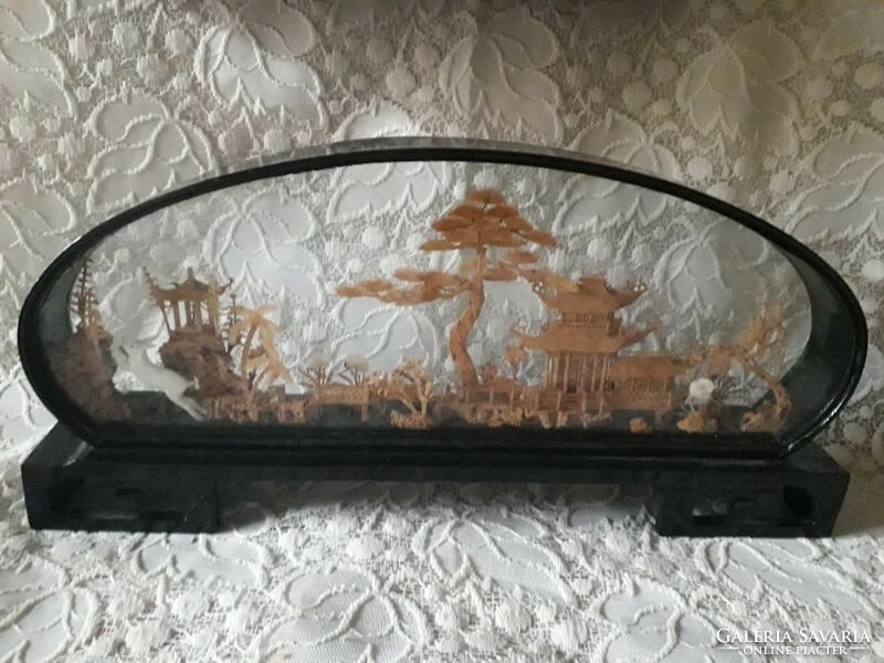 Japanese/Chinese carving / diorama.