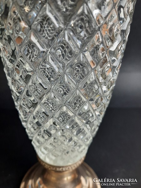 Beautiful special crystal decanter, pourer, with liqueur stopper /442/