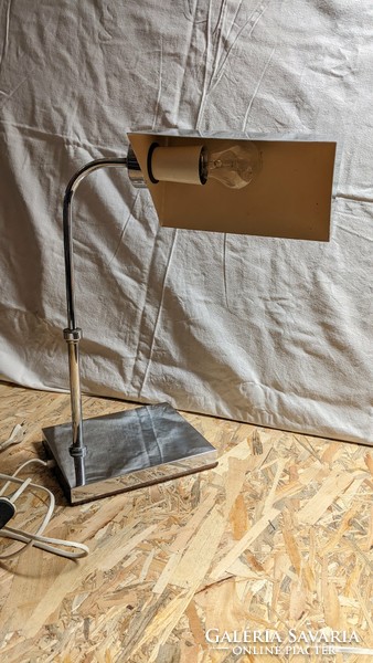 Chrome table lamp