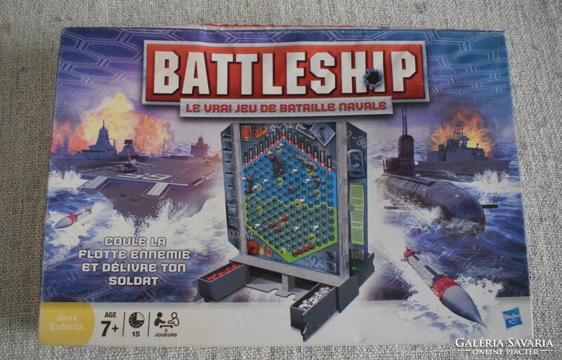 Old board game torpedo battleship hasbro French game
