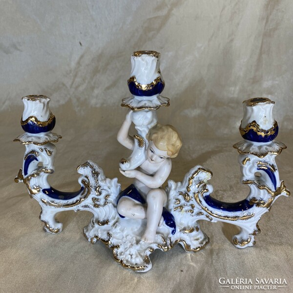 Regent angelic porcelain candle holder