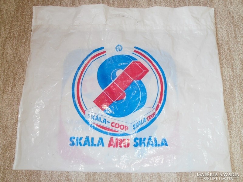 Retro skála department store skála-coop áfés co-operative nylon pouch satchel bag - 1970s