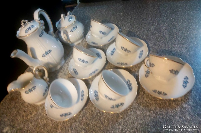 Zsolnay coffee set. The 60's