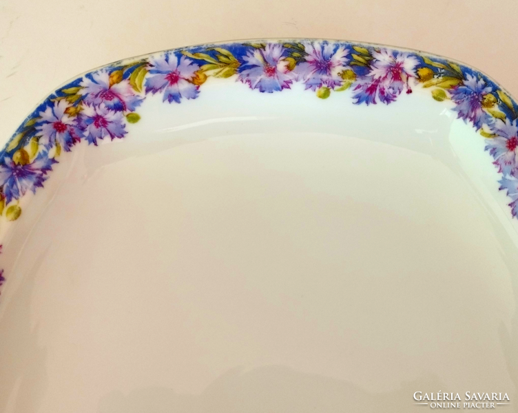 Nice old wheat flower pattern mz altrohlau cmr Czech porcelain roast serving bowl