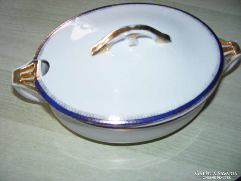 Old porcelain serving bowl, soup 1.A.