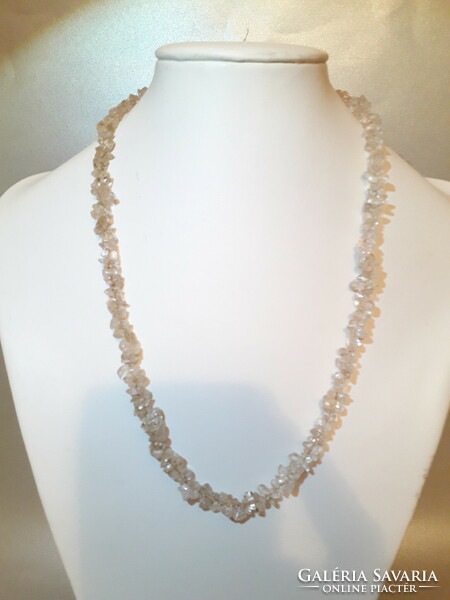Mineral chain citrine necklace