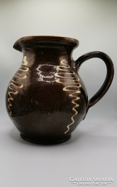 Marked ceramic jug