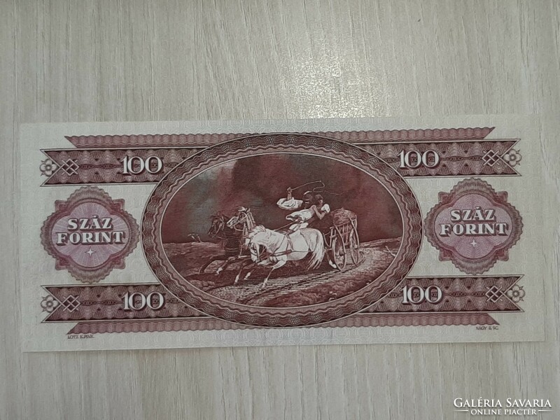 100 forint 1989 január UNC  B sorozat
