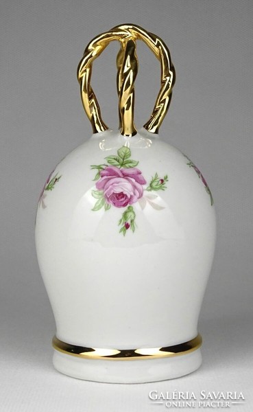 1M207 Jelzett Royal Dux Atelier porcelán csengő csengettyű 14 cm