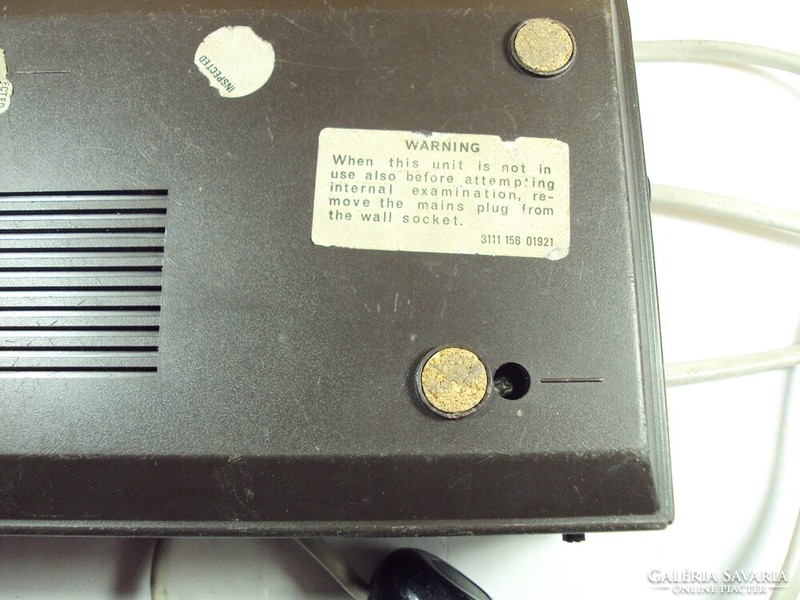 Retro régi rádió Philips 390 Electronic Clock rádió kb. 1980-as évek
