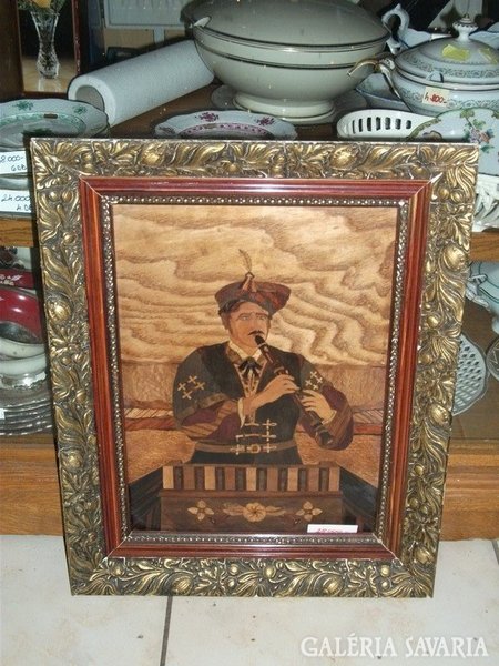 Wood marquetry image