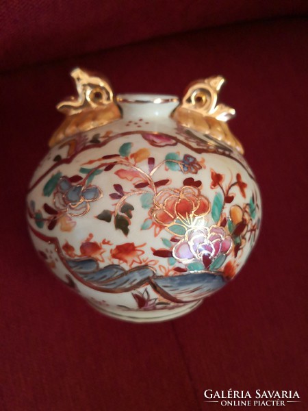 Oriental antique porcelain spherical vase