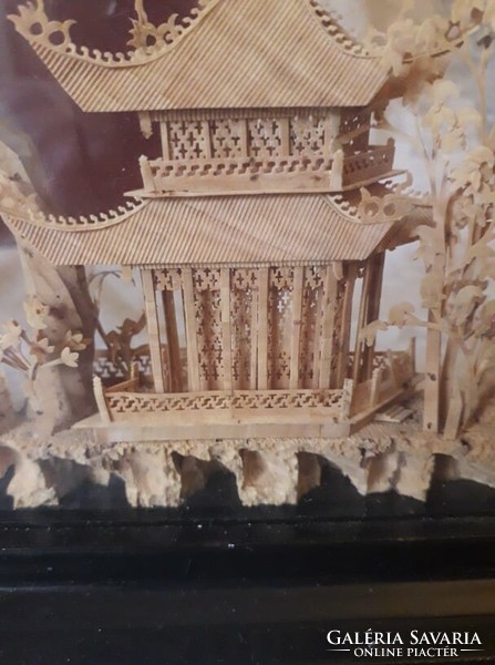 Japanese/Chinese carving / diorama.