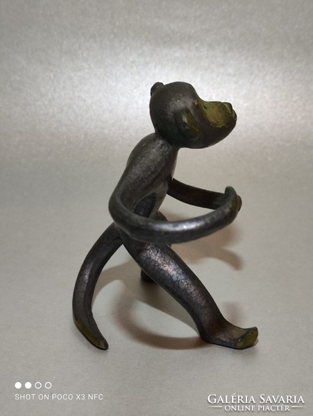 Walter bosse bronze monkey figure sculpture