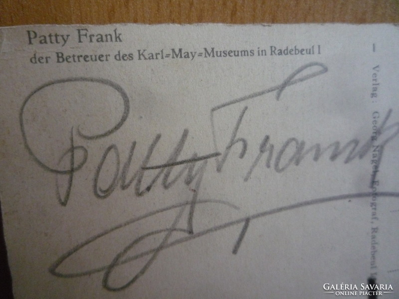 Patty Frank. Karl May múzeum.