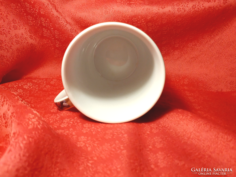 Beautiful porcelain tea cup, glass