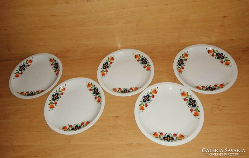 Winterling Röslau Bavarian porcelain small plate set of 5 dia. 19.5 cm (2p)