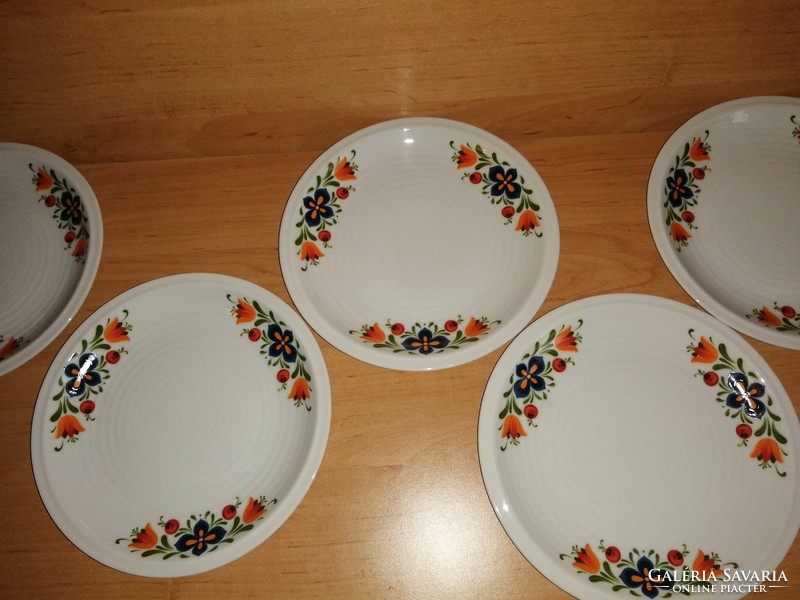 Winterling Röslau Bavarian porcelain small plate set of 5 dia. 19.5 cm (2p)