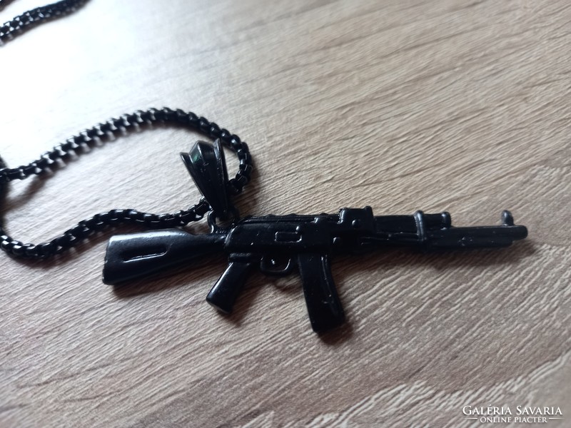 Fefi necklace ak 47 and militaria set 4 pieces in one!