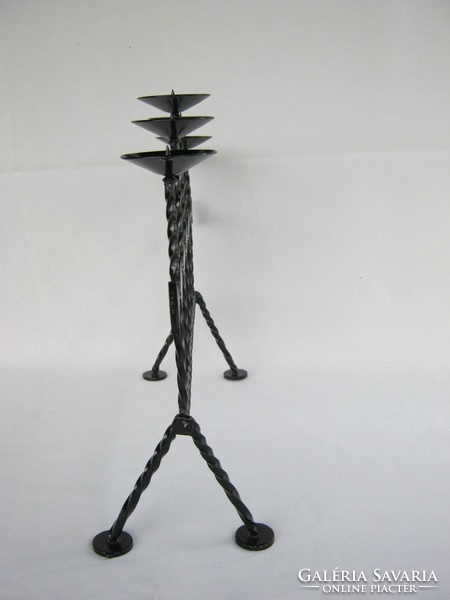 Five-branch metal candle holder 32x25 cm