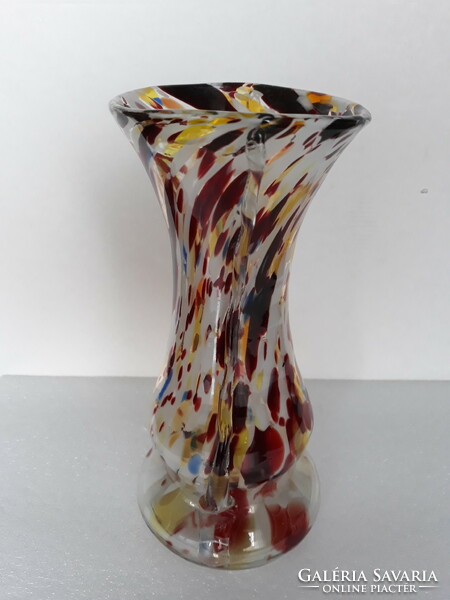 Flawless, beautiful colored glass vase