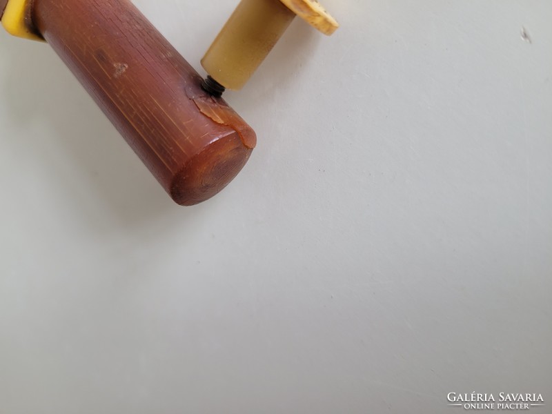 Régi 2 db art deco bútor komód szekrény fiók bakelit vintage fogantyú