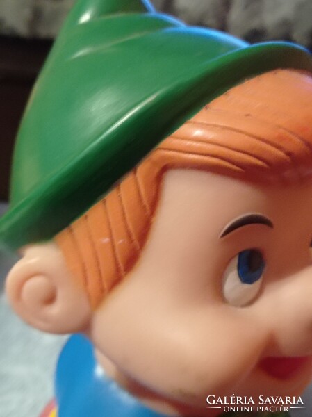 RITKASÁG Nagyméretű Pinokkió régi gumi figura