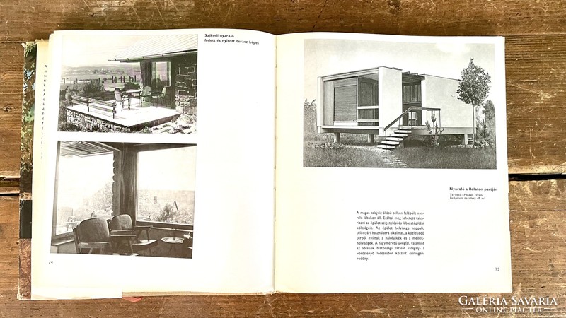 Callmeyer - Rojkó Hétvégi házak-nyaralók ritka retro könyv