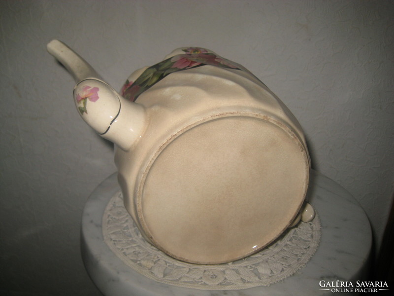 Antique Zsolnay teapot from the end of the 1800s, stamped mold number 4982