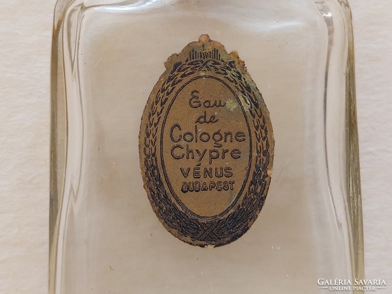 Old labeled venus budapest perfume bottle vintage cologne bottle