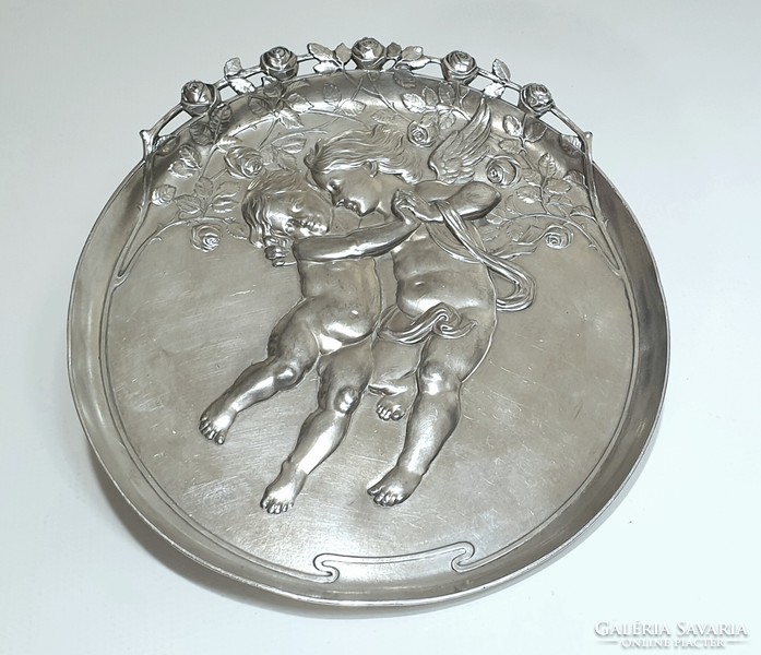 Wmf art nouveau silver-plated pewter tray