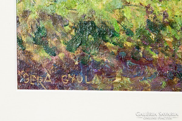 Gyula Gera (1915 - 1968): landscape - oil painting, landscape - 50844