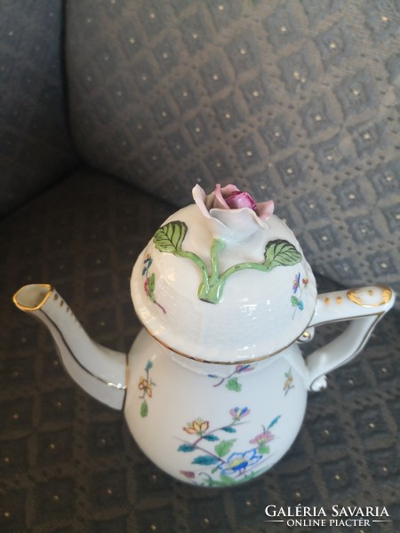 Antique Herend chinoise (Chinese) patterned jug, spout
