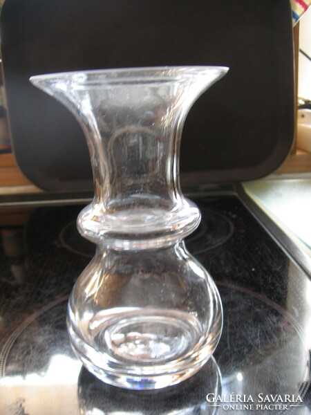 Retro Danish decanting hyacinth vase, spout