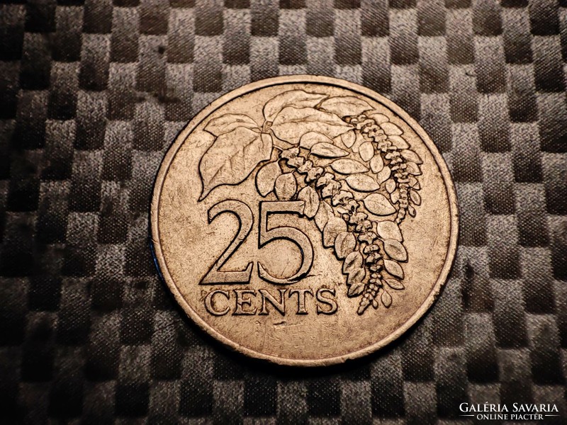 Trinidad és Tobago 25 cent, 1980