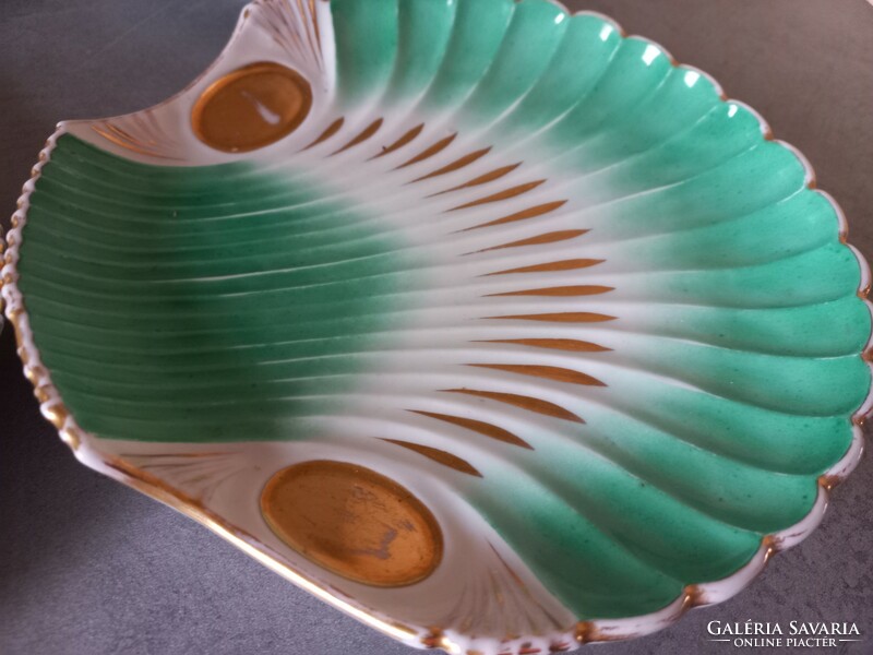 XIX. Sz-i christian fischer shell-shaped plate set