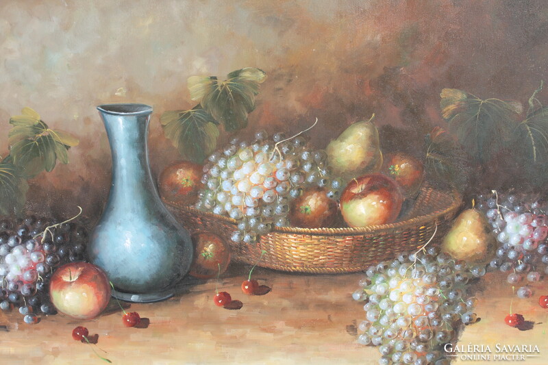 H. Zohe: Csendélet gyümölcskosárral