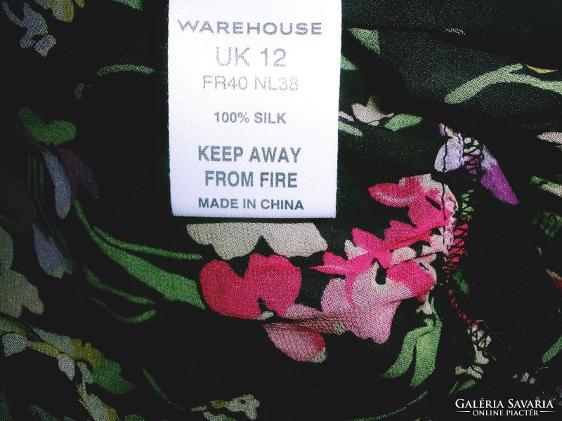 Silk, 100% caterpillar silk dress, warehouse