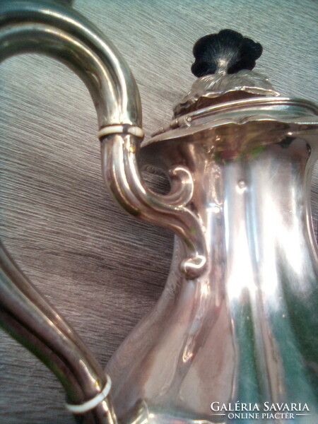 Silver jug, spout, 1890, 530g